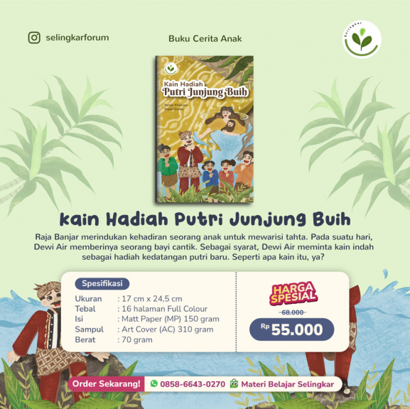 Buku Cerita Bergambar Seri Kalimantan