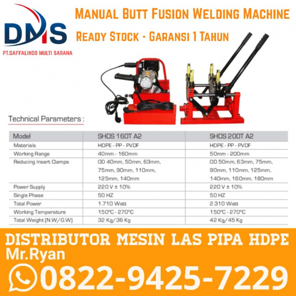 Mesin Pemanas Pipa Hdpe - Mesin Penyambung Hdpe