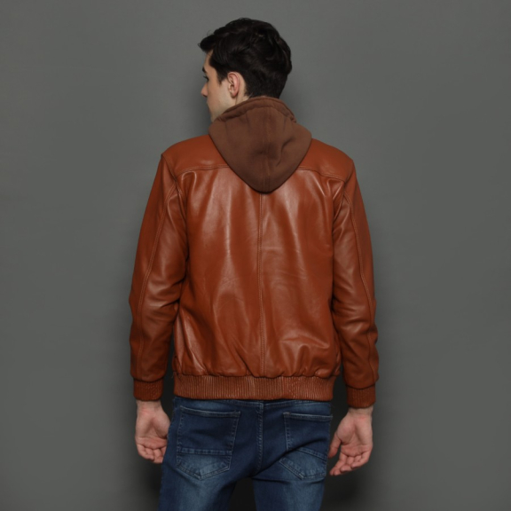 Blankenheim Jaket Kulit Eckhard Tan