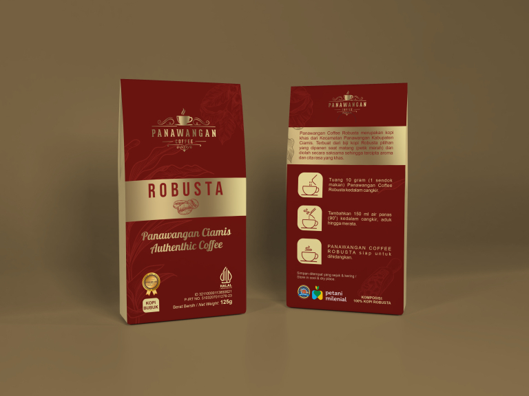Panawangan Coffee Robusta Premium Bubuk 125 gram
