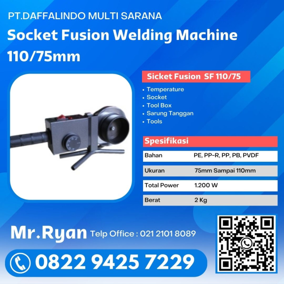 Mesin Las Pipa Hdpe - Socket Fusion 63/20