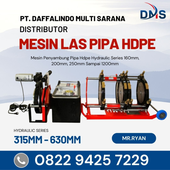 Mesin Las Pipa Hdpe Merk HQ - Bergaransi