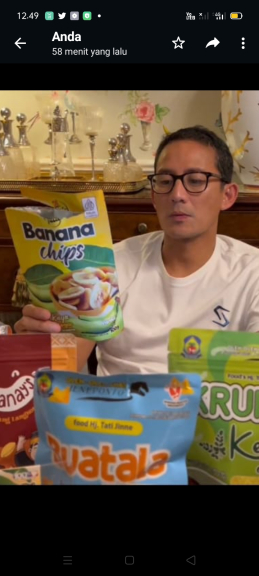 Banana chips dan cassava chips