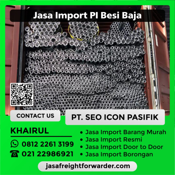 Jasa Import Besi Baja Dari Yiwu | PI Besi Baja