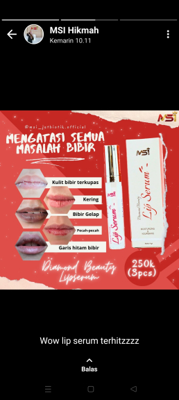 Lip serum MSI 